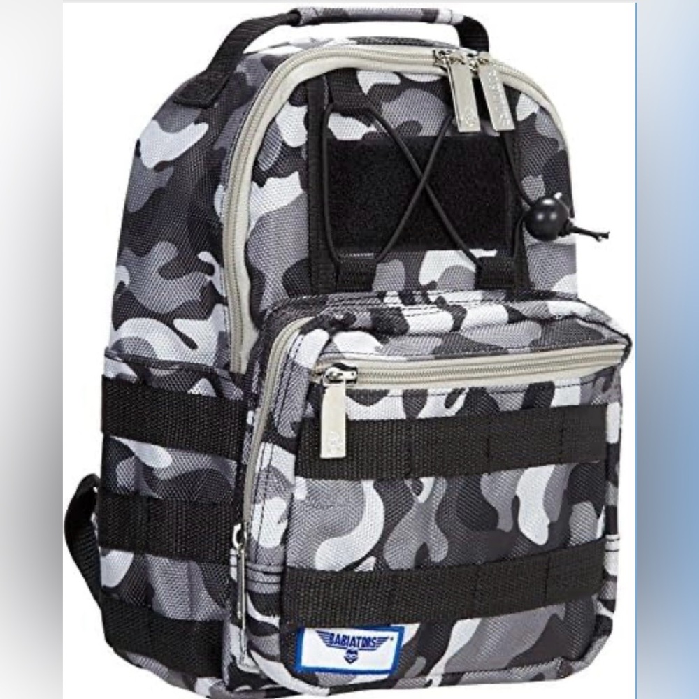 Babiators Toddler Galactic Gray Camo Back Pack - Gray & White Camo - One Size